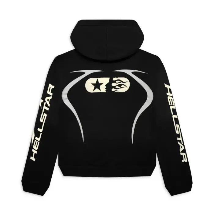 Black Hellstar Sports Jet Hoodie