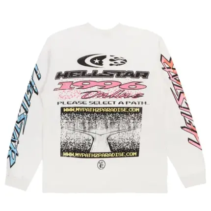 Hellstar Pixel Long Sleeve White