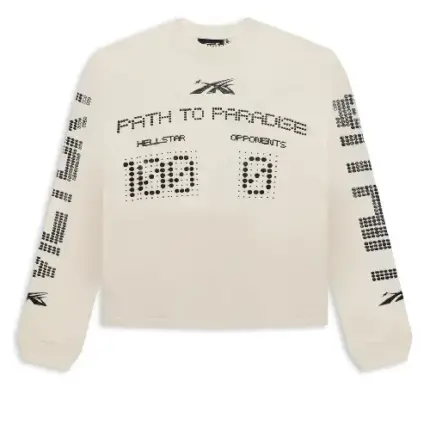 Path To Paradise Hellstar Scoreboard Long Sleeves White